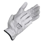 GUANTES PIEL VACUNO GRIS